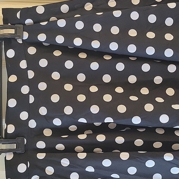 Polka Dot Flare Skirt - Black and White NWT - Picture 11 of 14